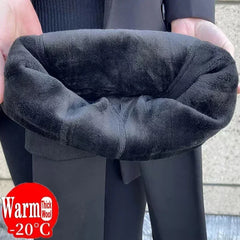 Winter Leggings Women Thick Velvet Warm Leggings Women Stretch High Waist Prevent Cold Super Warm Pants
