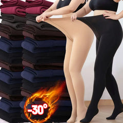 Winter Leggings Women Thick Velvet Warm Leggings Women Stretch High Waist Prevent Cold Super Warm Pants