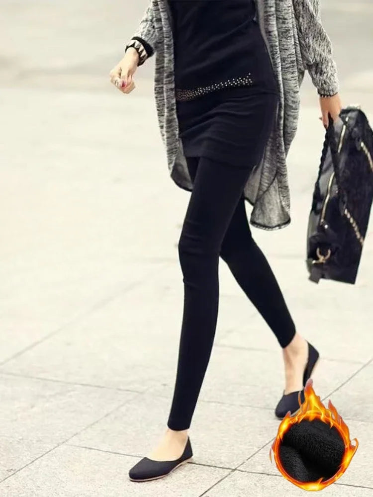 Women’s 2-Piece Velvet High-Waist Leggings Set