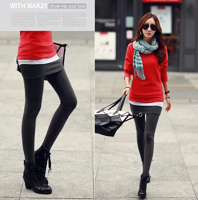 Women’s 2-Piece Velvet High-Waist Leggings Set
