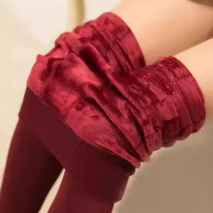 Winter Leggings Women Thick Velvet Warm Leggings Women Stretch High Waist Prevent Cold Super Warm Pants
