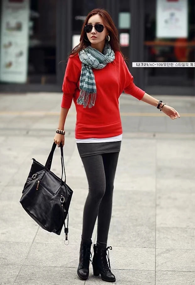 Women’s 2-Piece Velvet High-Waist Leggings Set