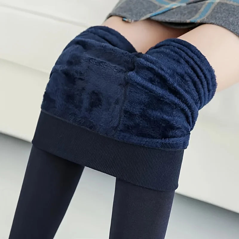 Winter Leggings Women Thick Velvet Warm Leggings Women Stretch High Waist Prevent Cold Super Warm Pants