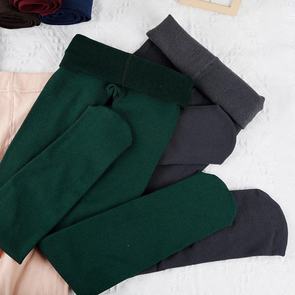 Winter Leggings Women Thick Velvet Warm Leggings Women Stretch High Waist Prevent Cold Super Warm Pants