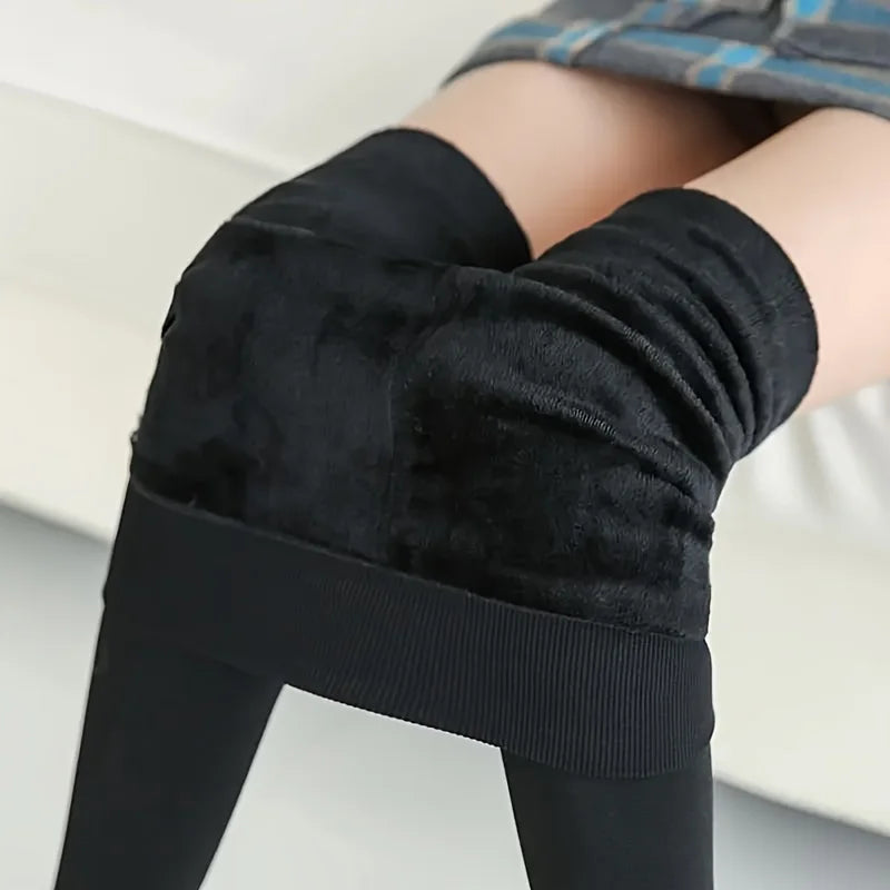 Winter Leggings Women Thick Velvet Warm Leggings Women Stretch High Waist Prevent Cold Super Warm Pants