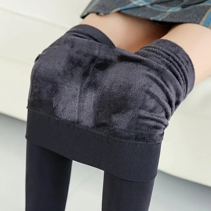 Winter Leggings Women Thick Velvet Warm Leggings Women Stretch High Waist Prevent Cold Super Warm Pants